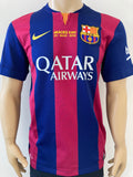 2014-2015 FC Barcelona Home Shirt Xavi Farewell MDT La Liga New BNWT Size M