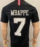 2018-2019 Paris Saint German Away Shirt Kylian Mbappe Jordan Champions League Pre Owned Size S