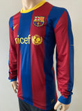 2010-2011 FC Barcelona Long Sleeve Home Shirt Piqué Barça B BNWT Size S