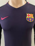 2016-2017 FC Barcelona Long Sleeve Away Shirt Pre Owned Size M