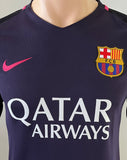 2016-2017 FC Barcelona Away Shirt Neymar Jr La Liga Pre Owned Size M