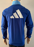 2024-2025 Real Oviedo Home Jacket Player Issue Kitroom with Cap Worn Size s (Oversized)