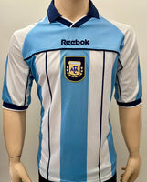 2000 Argentina Home Shirt Reebok  Hydromove Pre Owned Size M