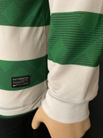 2010-2011 Celtic Glasgow Long Sleeve Home Shirt Kitroom Player Issue Pre Owned Size M