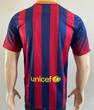 2013-2014 FC Barcelona Home Shirt LFP Pre Owned Size XL