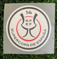 2025 Spanish Super Cup Supercopa Set of Badges FC Barcelona Semifinal Player Issue Textprint