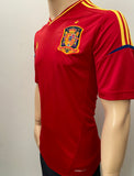 2012-2013 Spain Home Shirt Euro Winners Pre Owned Size L