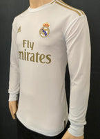 2019-2020 Real Madrid Long Sleeve Home Shirt Sergio Ramos Pre Owned Size S