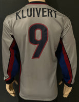 1999 - 2000 Kluivert Barcelona Centenary Long Sleeve Away Shirt Player Issue Kitroom Size XL