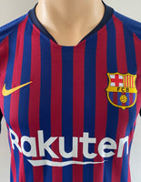 2018-2019 FC Barcelona Player Issue Home Shirt Vaporknit Mint Condition Size M