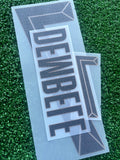 2026-2027 France National Team Away Name Set and Number Ousmane Dembele  Monblason Adult Size