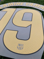 2024-2025 FC Barcelona Lamine Yamal Home Name Set and Number La Liga Player Issue TextPrint