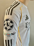 2025-2026 Real Madrid CF Home Shirt Kylian Mbappe Player Issue Authentic Long Sleeve Champions New BNWT Size S