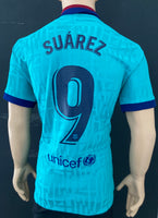 2019-2020 FC Barcelona Third Shirt Luis Suarez Player Issue Kitroom La Liga New BNTW Size XL (Fitted)