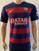 2015-2016 FC Barcelona Home Shirt Pre Owned Size M