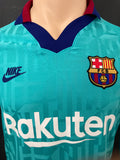 2019 2020 FC Barcelona Third Shirt Long Sleeve Kitroom Player Issue Size M