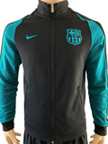 2016-2017 FC Barcelona Jacket Black N98 Coat Pre- Owned Size M