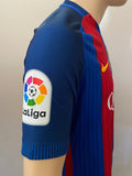 2016-2017 FC Barcelona Home Shirt Messi Player Issue Kitroom La Liga Size L