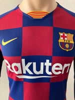 2019-2020 FC Barcelona Long Sleeve Home Shirt Kitroom Player Issue Mint Condition Size L