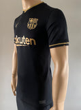 2020-2021 FC Barcelona Away Shirt Pedri La Liga Version Pre Owned Size S