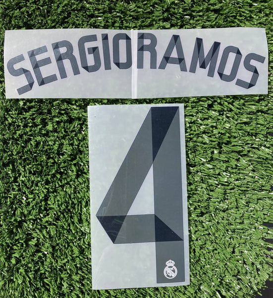 2014 - 2015 Real Madrid Set name Sergio Ramos (4) Home Player Issue Sporting ID