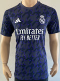 2023-2024 Real Madrid Pre-Match Shirt La Liga Version Kitroom Player Issue Mint condition Size M