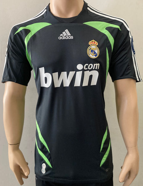 2007-2008 Real Madrid CF Third Shirt Champions League Pre Owned Size M