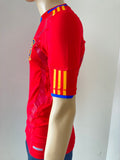 2010 Spain Home Shirt Player Issue Techfit World Cup Champions Size L (Very Fitted)