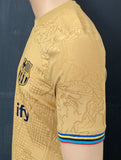 2022-2023 FC Barcelona Away Shirt Lewandowski Copa del Rey Kitroom Player Issue Mint Condition Size L