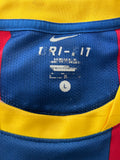 2010-2011 FC Barcelona Home Shirt Gerard Piqué Player Issue Kitroom Long Sleeve La Liga Signed Pre Owned Size L