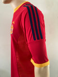 2004-2005 Spain National Team Home Shirt Euro Pre-owned Size S Oversized