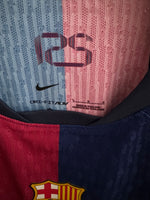 2024-2025 FC Barcelona Home Shirt Player Issue Kitroom Old Spotify New BNWOT Multiple Sizes (Fitted)