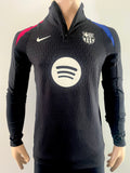 2024-2025 FC Barcelona Away Training Drill Top Player Issue Authentic New Logo Spotify New BNWT Size XL