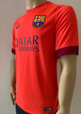 2014 2015 Barcelona FC Away Shirt La Liga Size S BNWT