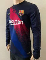 2019-2020 FC Barcelona Pre-Match Training Top Kitroom Player Issue BNWT Size M