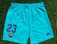 2019 - 2020 Barcelona FC Short Third Samuel Umtiti 23 La Liga Player Issue Kitroom Size XL