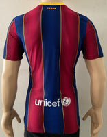 2020-2021 FC Barcelona Home Shirt Champions League Kitroom Player Issue BNWT New Size M