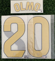 2024-2025 Dani Olmo 20 FC Barcelona Home Name Set and Number La Liga Player Issue TextPrint