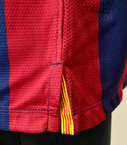 2013-2014 FC Barcelona Home Shirt Lionel Messi Player Issue Kitroom Long Sleeve with defect Mint Size L (Fitted)