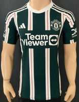 2023-2024 Manchester United Away Shirt Player Issue Authentic Premier League Pre Owned Size M