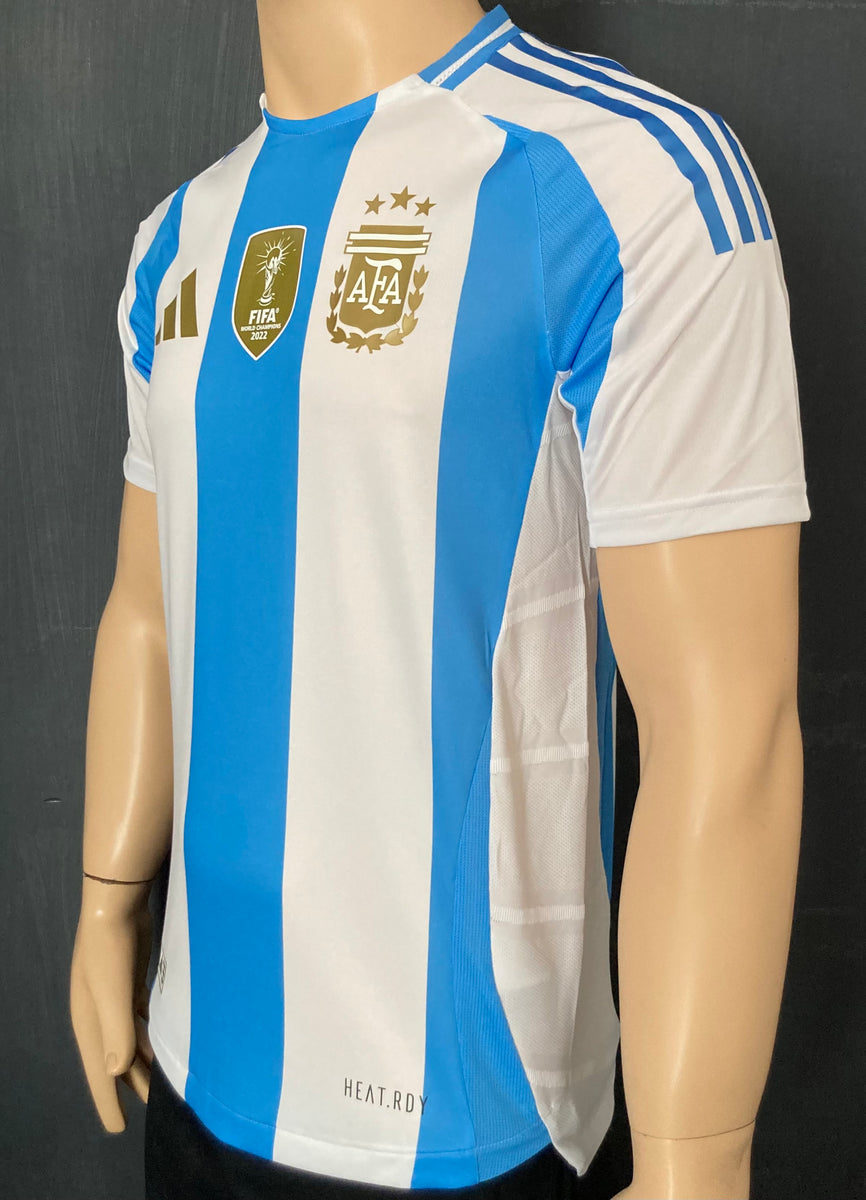 2024 Argentina National Team Player Issue Home Shirt World Champions B ...