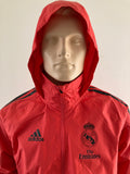2018-2019 Real Madrid Waterproof Jacket Kitroom Player Issue Pre Owned Size M