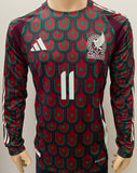 2024-2025 Mexico Home Shirt Santiago Gimenez Player Issue Authentic Long Sleeve New BNWT Size L