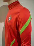 2010-2012 Portugal National Team Drill Top Player Issue Kitroom Red Sponsorless