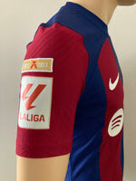 2023-2024 Barcelona Home Shirt Lamine Yamal Player Issue Kitroom La Liga Size M