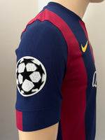 2014-2015 FC Barcelona Home Shirt Lionel Messi Final Berlin Champions League Pre Owned Size S