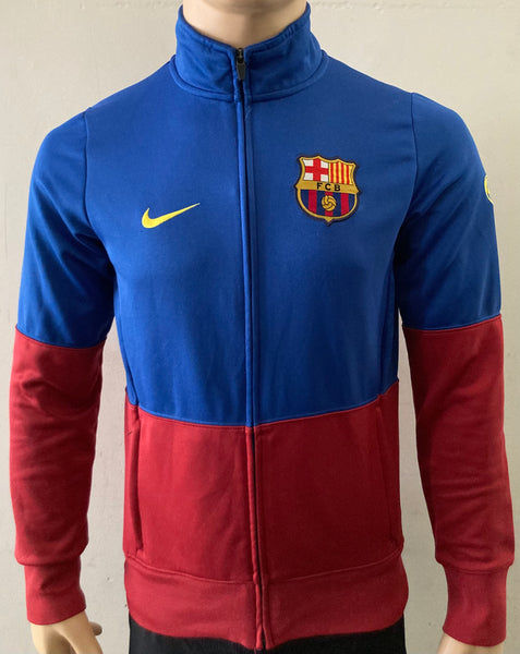 2009-2010 FC Barcelona Track Jacket Pre Owned Size S