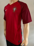 2016-2017 Portugal National Team Home Shirt Euro Winners Pre Owned Size L