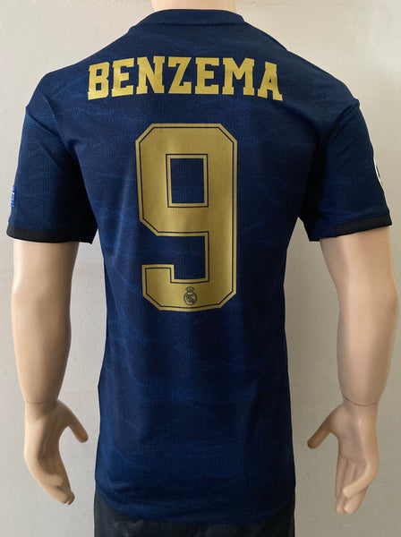 2019-2020 Real Madrid Player Issue Away Shirt Benzema Champions League BNWT Size L
