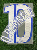 2025-2026 PSG Paris Saint Germain Ousmane Dembélé Third Total 90 Name set and Number Champions League and Cup Monblason